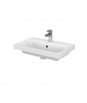 Badmöbel Set MODUO SLIM 60 Waschbecken-Unterschrank mit Waschbecken, 2-Schubladen, Grau