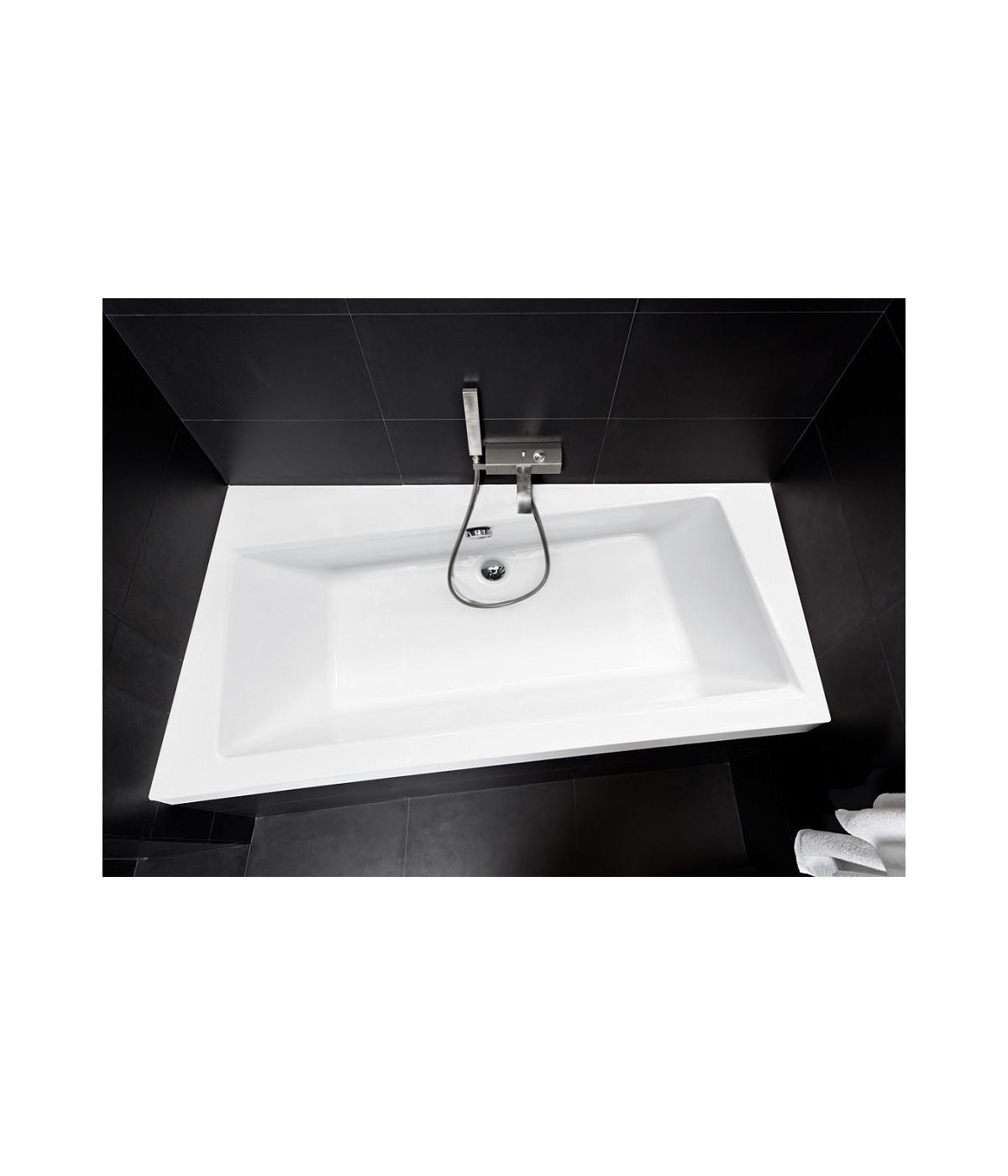 ECKBADEWANNE 170x110 LINKS INFINITYZ Ablaufgarnitur + Füße GRATIS !