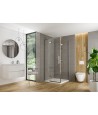Badmöbel Set CREAZ 80 Waschbecken-Unterschrank mit Badregal 140 Weiß