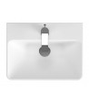Badmöbel Set LARAZ MILLE SLIM 50 Waschbecken-Unterschrank mit Hochschrank 150 Weiß