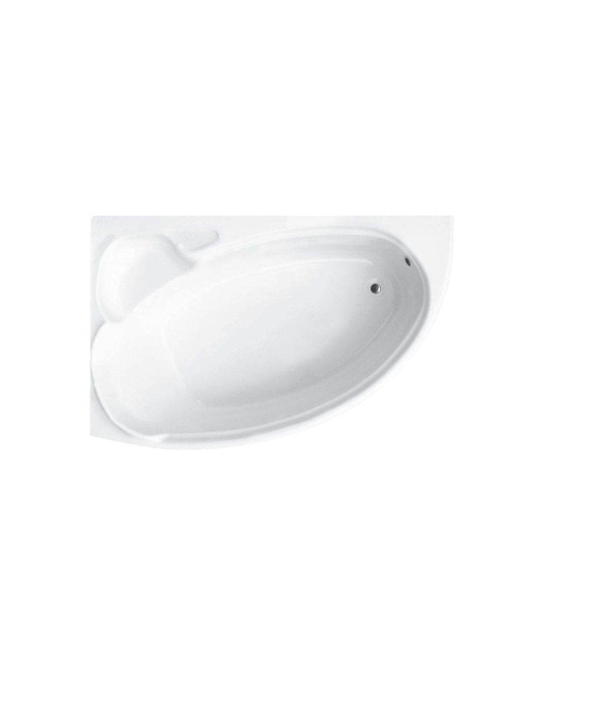 ECKBADEWANNE 140x95 LINKS FINEZJA Ablaufgarnitur + Füße GRATIS !