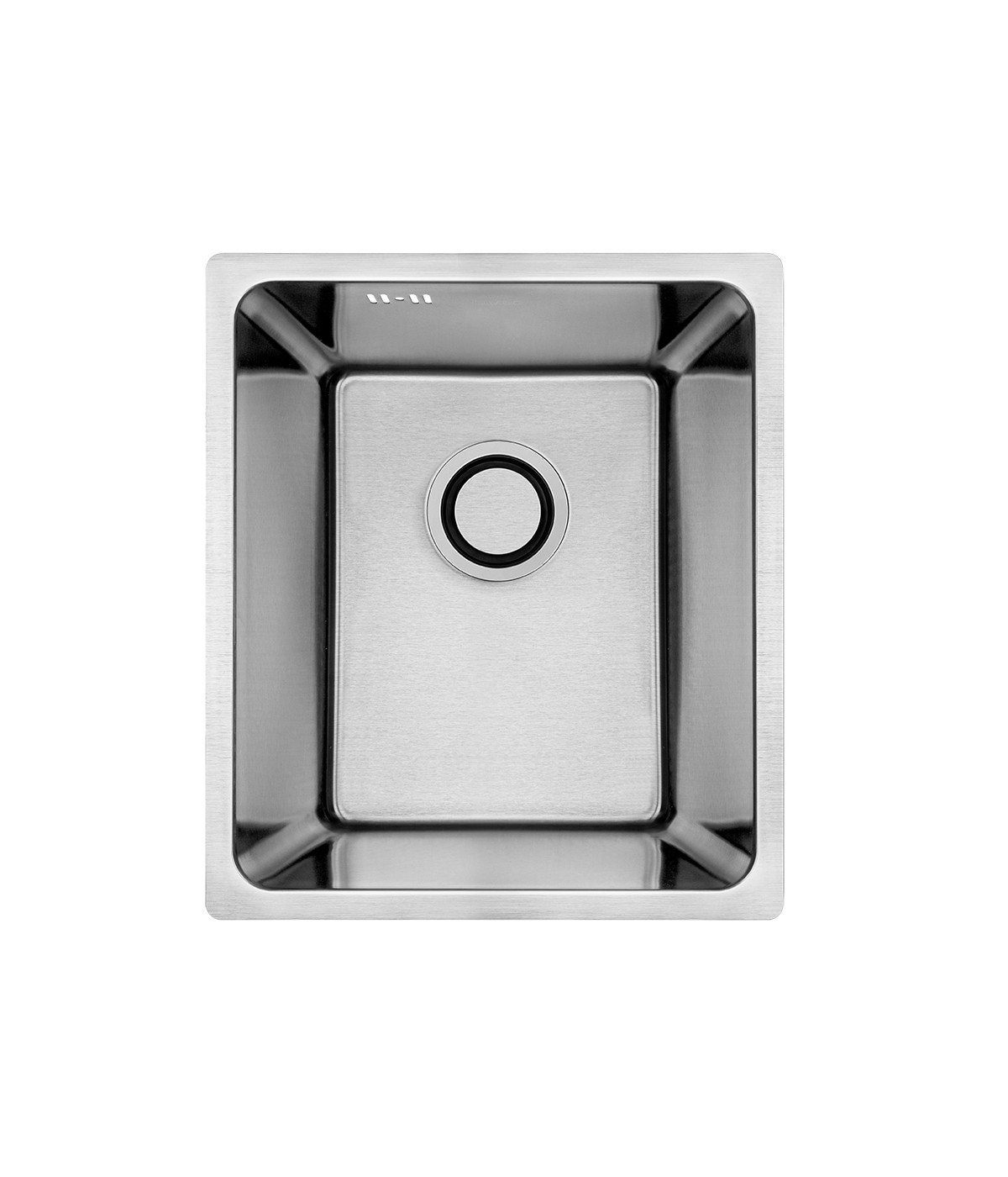 Edelstahlspüle ADEN Inox 44x38 | inkl. Siphon!