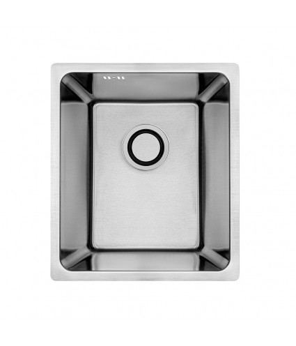 Edelstahlspüle ADEN Inox 44x38 | inkl. Siphon!