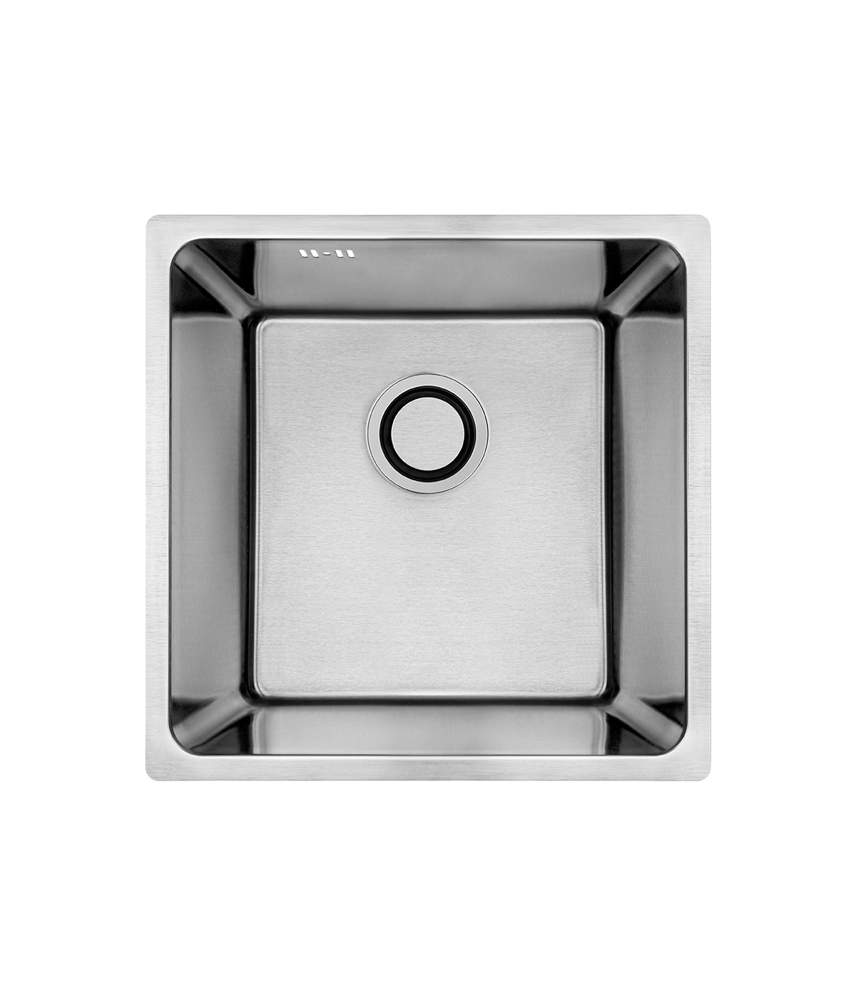 Edelstahlspüle ADEN Inox 44x44 | inkl. Siphon!