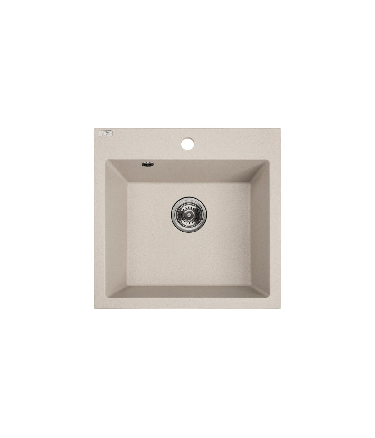 Granitspüle 1-Becken ALENA Beige 49x49 | inkl. Siphon!