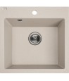Granitspüle 1-Becken ALENA Beige 49x49 | inkl. Siphon!