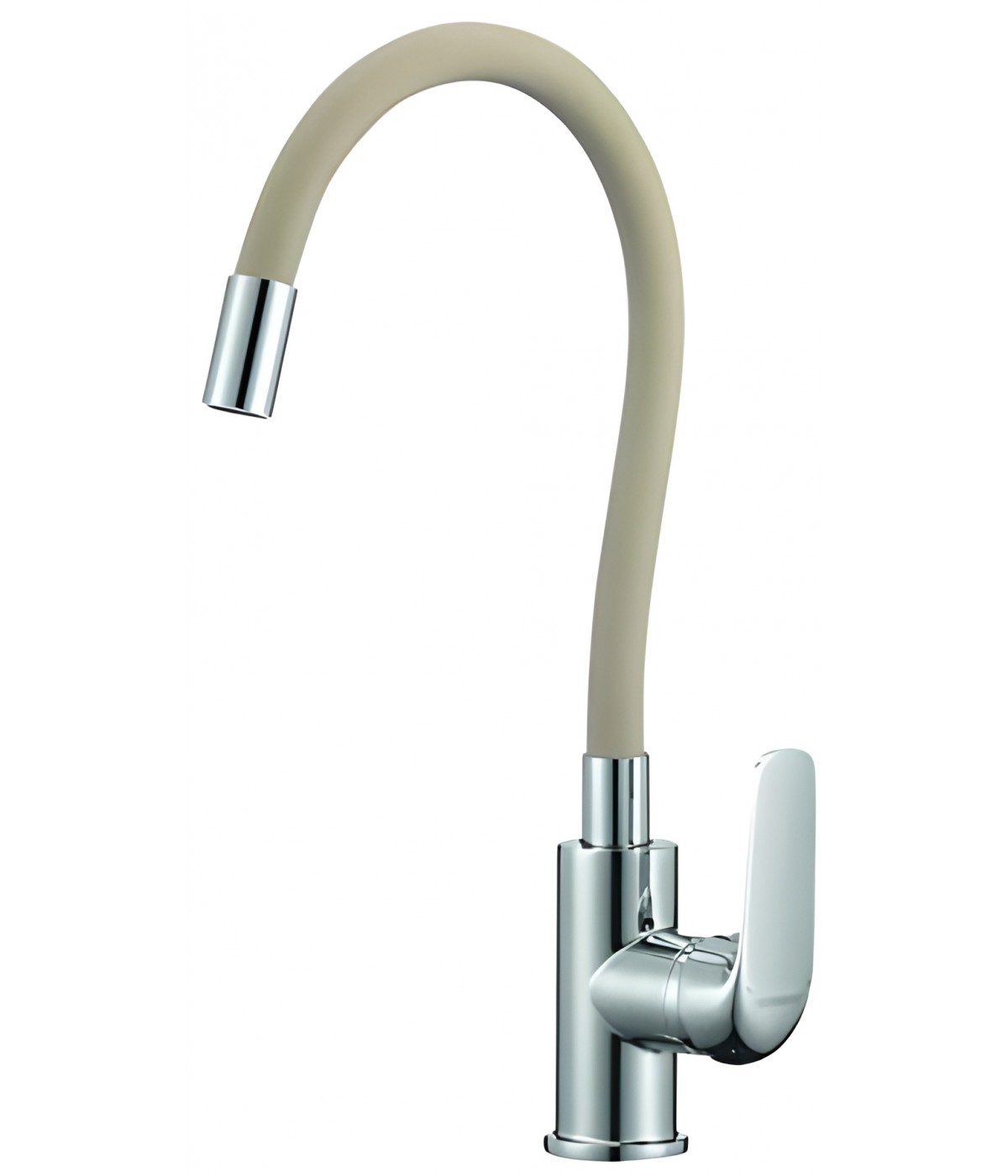 SET Küchenarmatur & Granitspüle 2-Becken BARBADOS Beige 48x78 | inkl. Siphon!
