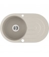 Granitspüle 2-Becken BARBADOS Beige 48x78 | inkl. Siphon!