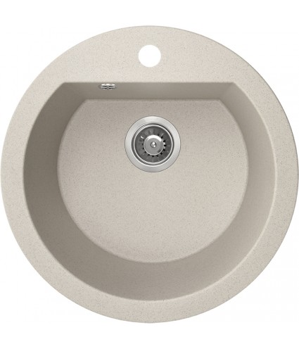 Granitspüle 1-Becken DAFNE Beige 51x51 | inkl. Siphon!