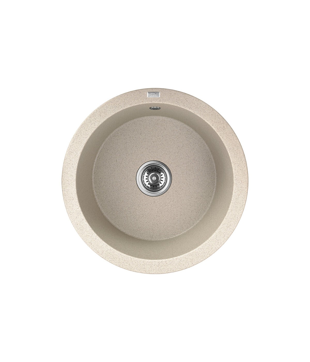 Granitspüle 1-Becken DAFNE Beige 51x51 | inkl. Siphon!