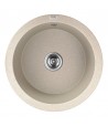 Granitspüle 1-Becken DAFNE Beige 51x51 | inkl. Siphon!