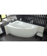 ECKBADEWANNE PREMIUM 150X100 LINKS NATALIA KOPFSTÜTZE HANDGRIFFE Ablaufgarnitur + Füße GRATIS !