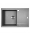 Granitspüle 1-Becken MEGALO Beige 50x78 mit Abtropffläche | inkl. Siphon!