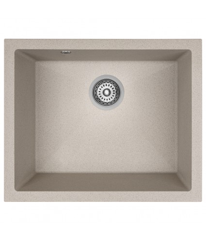 Granitspüle 1-Becken IBIZAO Beige 56x46 | inkl. Siphon!