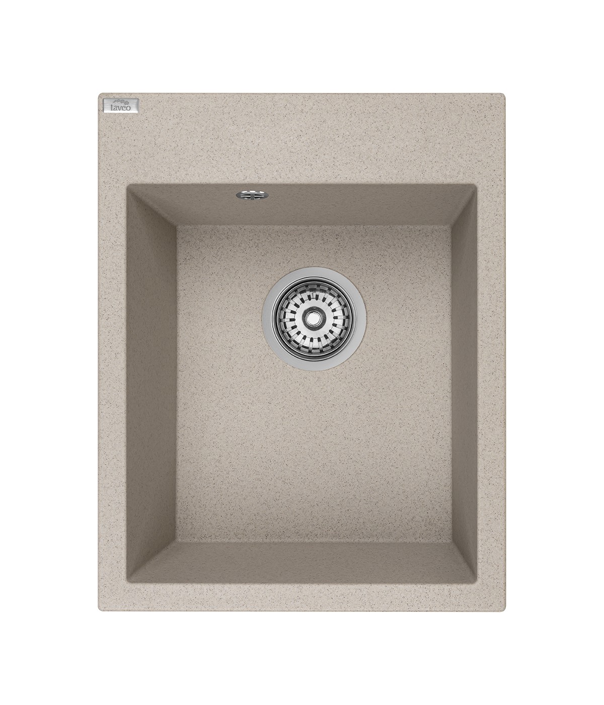 Granitspüle 1-Becken MONCHICHI Beige 50x39 | inkl. Siphon!