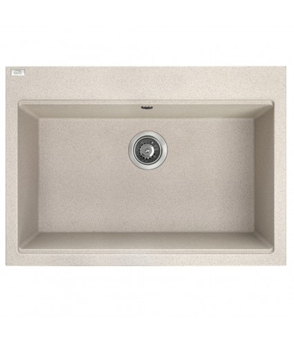 Granitspüle 1-Becken TAU Beige 50x70 | inkl. Siphon!
