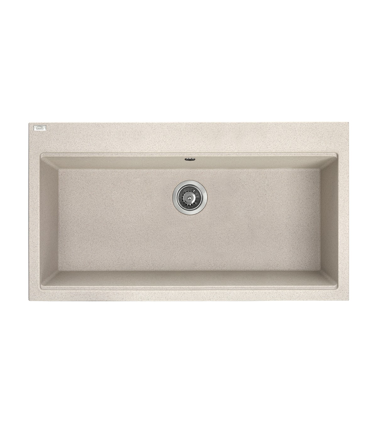Granitspüle 1-Becken TAU Beige 50x90 | inkl. Siphon!