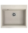 Granitspüle 1-Becken TAU Beige 50x90 | inkl. Siphon!
