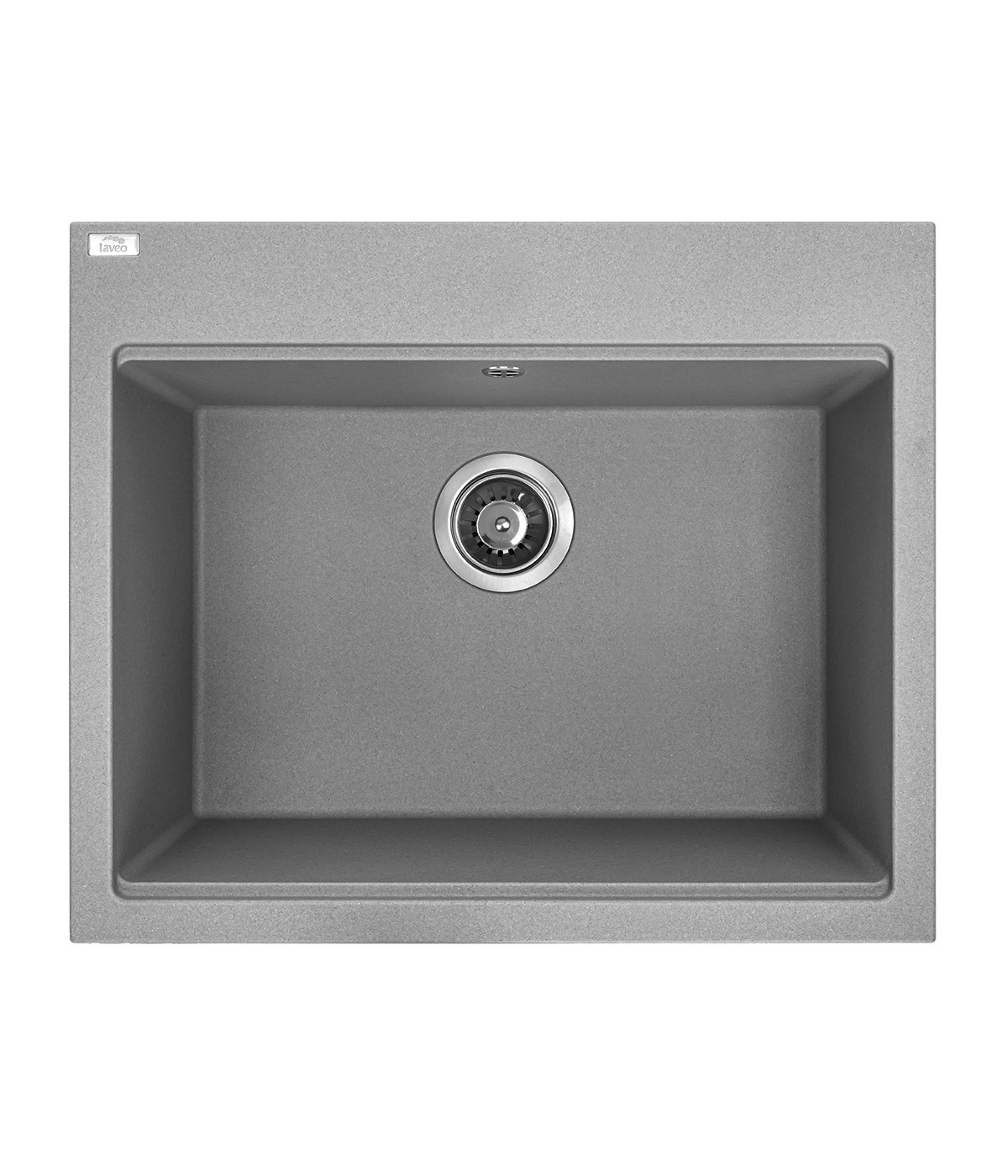 Granitspüle 1-Becken TAU Grau 50x60 | inkl. Siphon!