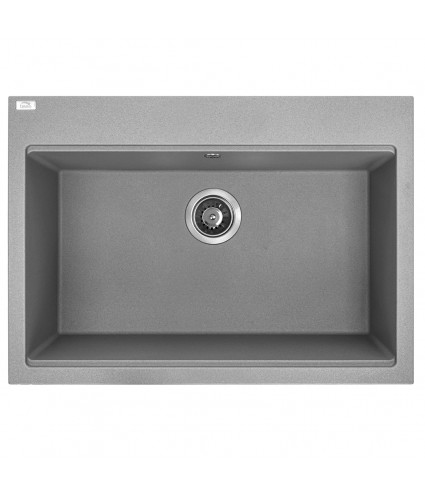 Granitspüle 1-Becken TAU Grau 50x70 | inkl. Siphon!