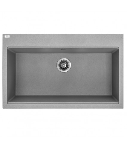 Granitspüle 1-Becken TAU Grau 50x80 | inkl. Siphon!