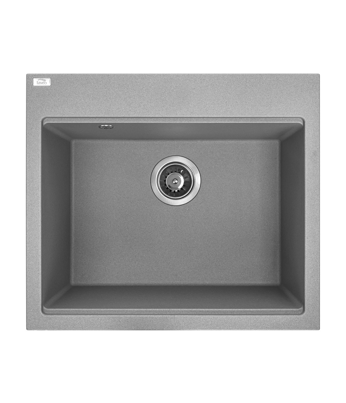 Granitspüle 1-Becken TAU Grau 50x57 | inkl. Siphon!