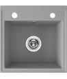 Granitspüle 1-Becken T.III Beige 44x44 | inkl. Siphon!
