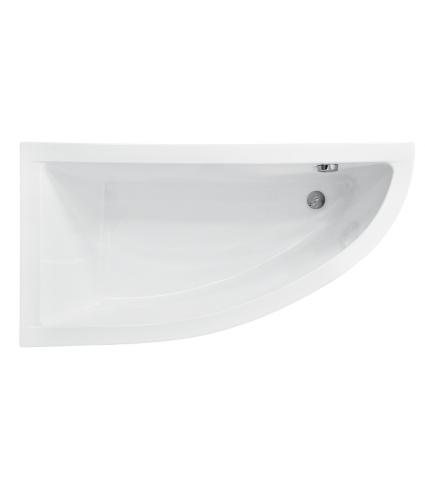 ECKBADEWANNE 140x70 LINKS PRAKTIKA Ablaufgarnitur + Füße GRATIS !