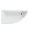 ECKBADEWANNE 140x70 LINKS PRAKTIKA Ablaufgarnitur + Füße GRATIS !