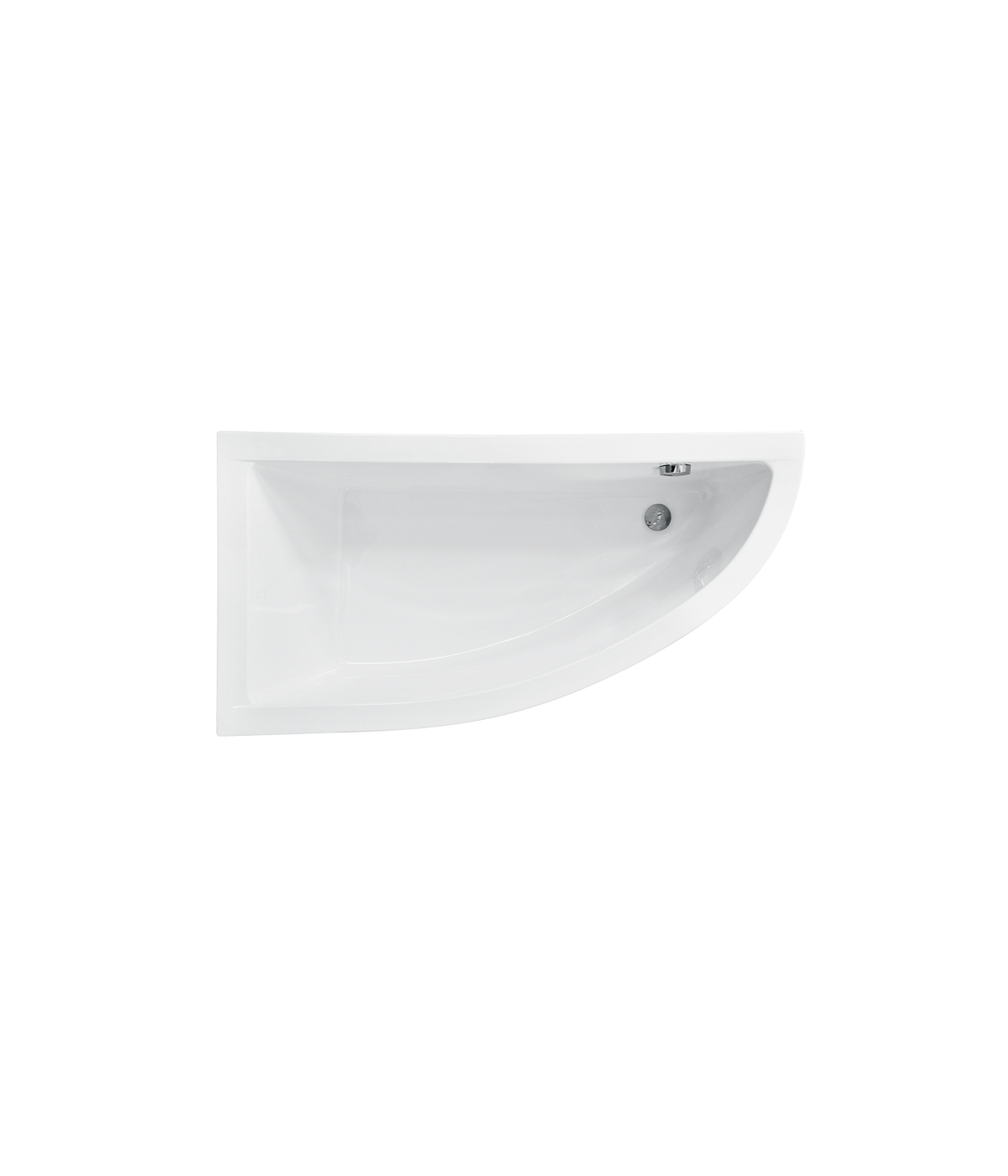 ECKBADEWANNE 150x70 LINKS PRAKTIKA Ablaufgarnitur + Füße GRATIS !