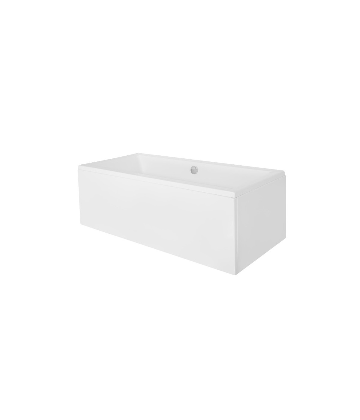 RECHTECK BADEWANNE 170x75 QUADROS Ablaufgarnitur + Füße GRATIS !