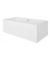 RECHTECK BADEWANNE 180x80 QUADROS Ablaufgarnitur + Füße GRATIS !