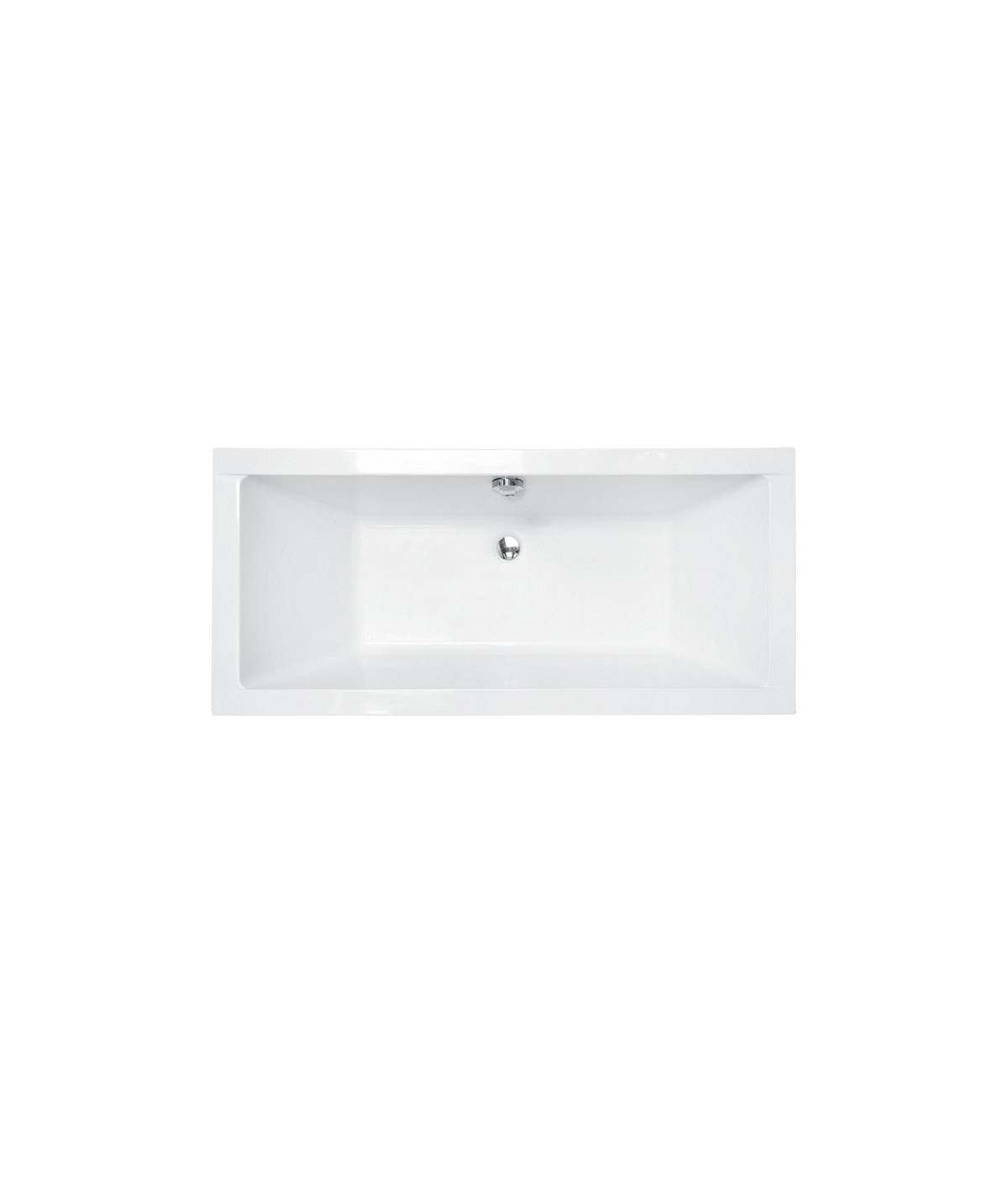 RECHTECK BADEWANNE 180x80 QUADROS Ablaufgarnitur + Füße GRATIS !