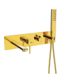 Unterputz Set Wannenarmatur POLLA Gold Verdeckter Einbau Mischer