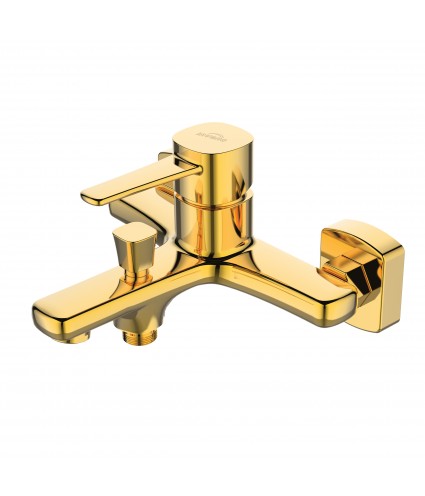 Badewannenarmatur GLAMOUR Gold Badarmatur Wannenbatterie