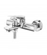 Bidetarmatur PAROS Silber Badarmatur Bidet-Mischbatterie