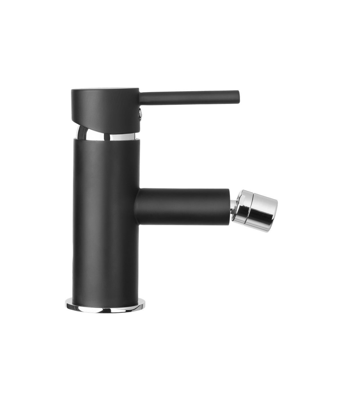 Bidetarmatur DAFNI Schwarz Badarmatur Bidet-Mischbatterie