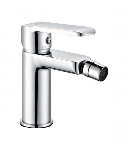 Bidetarmatur SIROS Silber Badarmatur Bidet-Mischbatterie