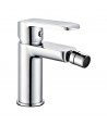 Bidetarmatur SIROS Silber Badarmatur Bidet-Mischbatterie