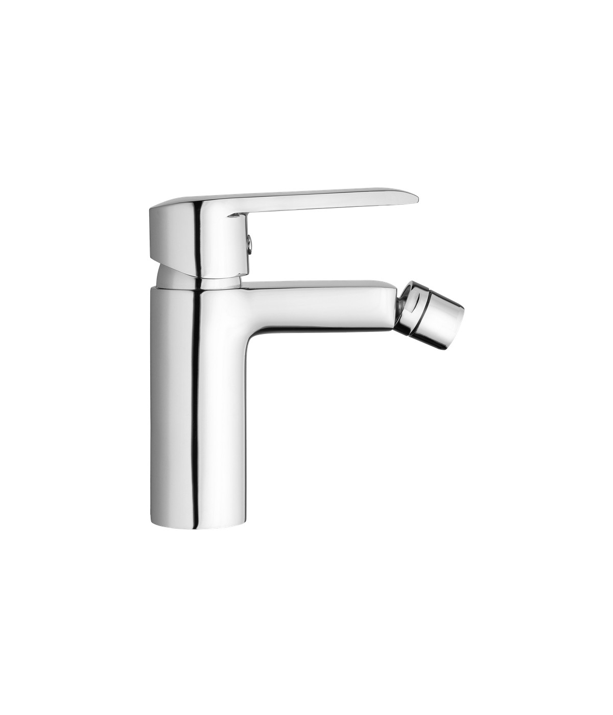 Bidetarmatur SIROS Silber Badarmatur Bidet-Mischbatterie