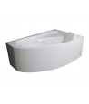 ECKBADEWANNE 160x100 RECHTS RIMAX Ablaufgarnitur + Füße GRATIS !