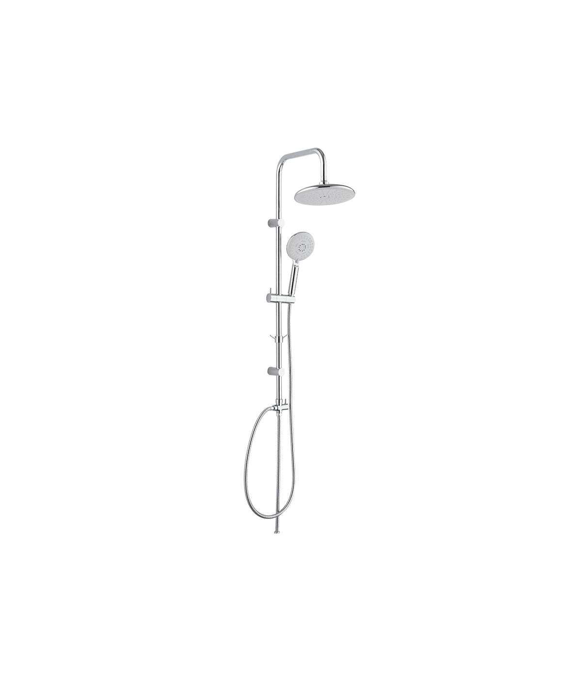 Regendusche CERS Silber Handbrause, Duschsystem