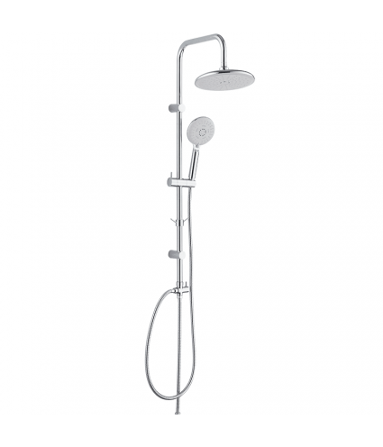 Regendusche CERS Silber Handbrause, Duschsystem