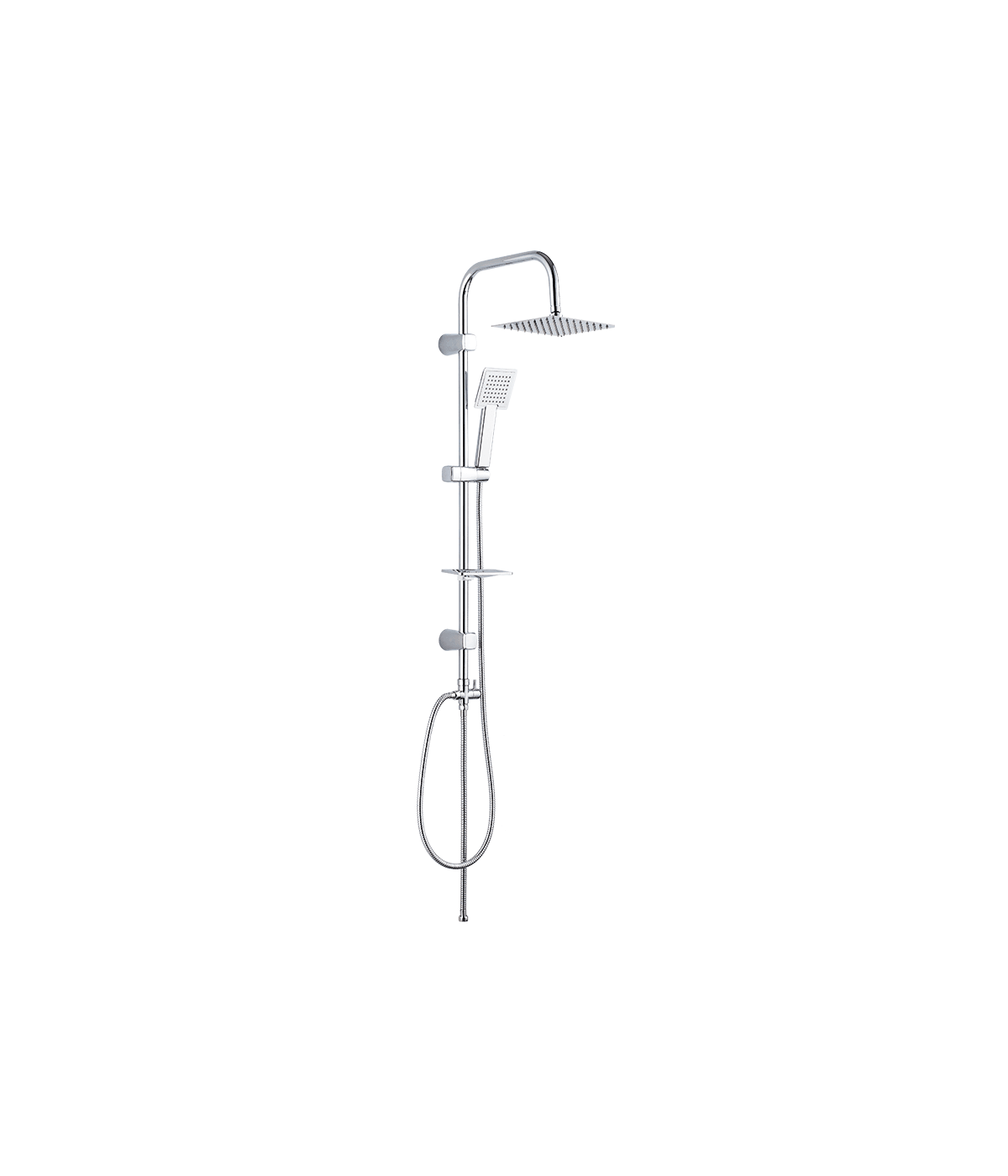 Regendusche DROP Silber Handbrause, Duschsystem