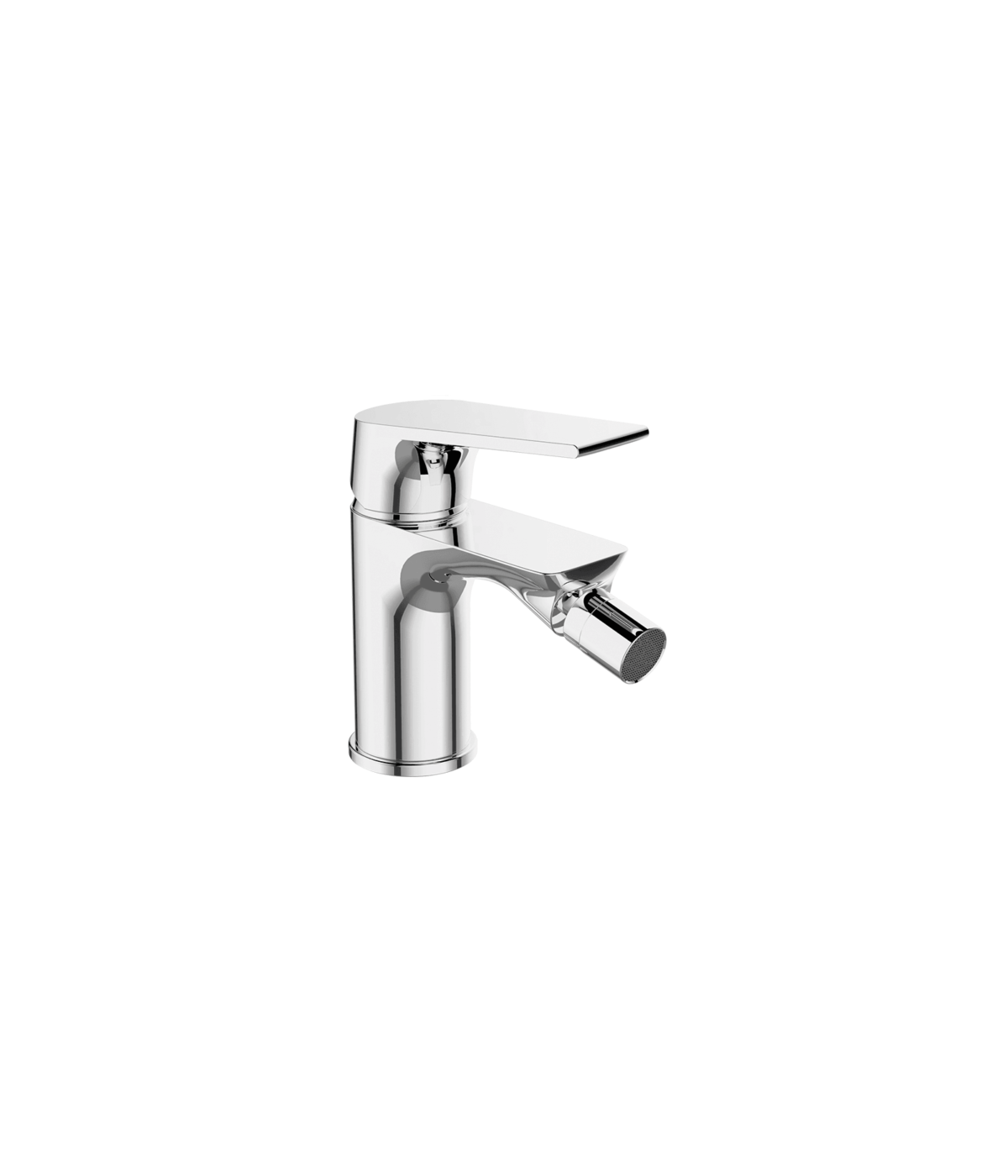 Bidetarmatur PLATO Silber Badarmatur Bidet-Mischbatterie
