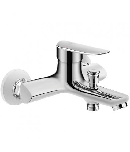 Badewannenarmatur APPIA Silber Badarmatur Wannenbatterie