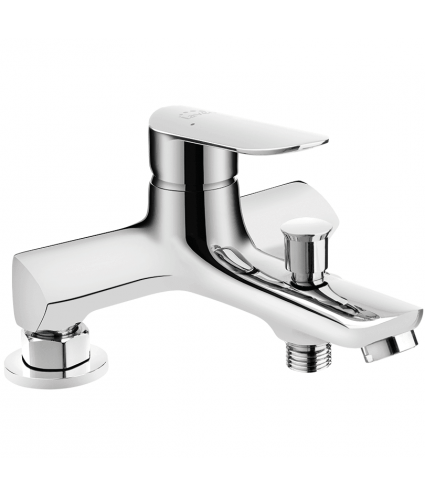 Badewannenarmatur APPIA Silber Badarmatur Wannenbatterie