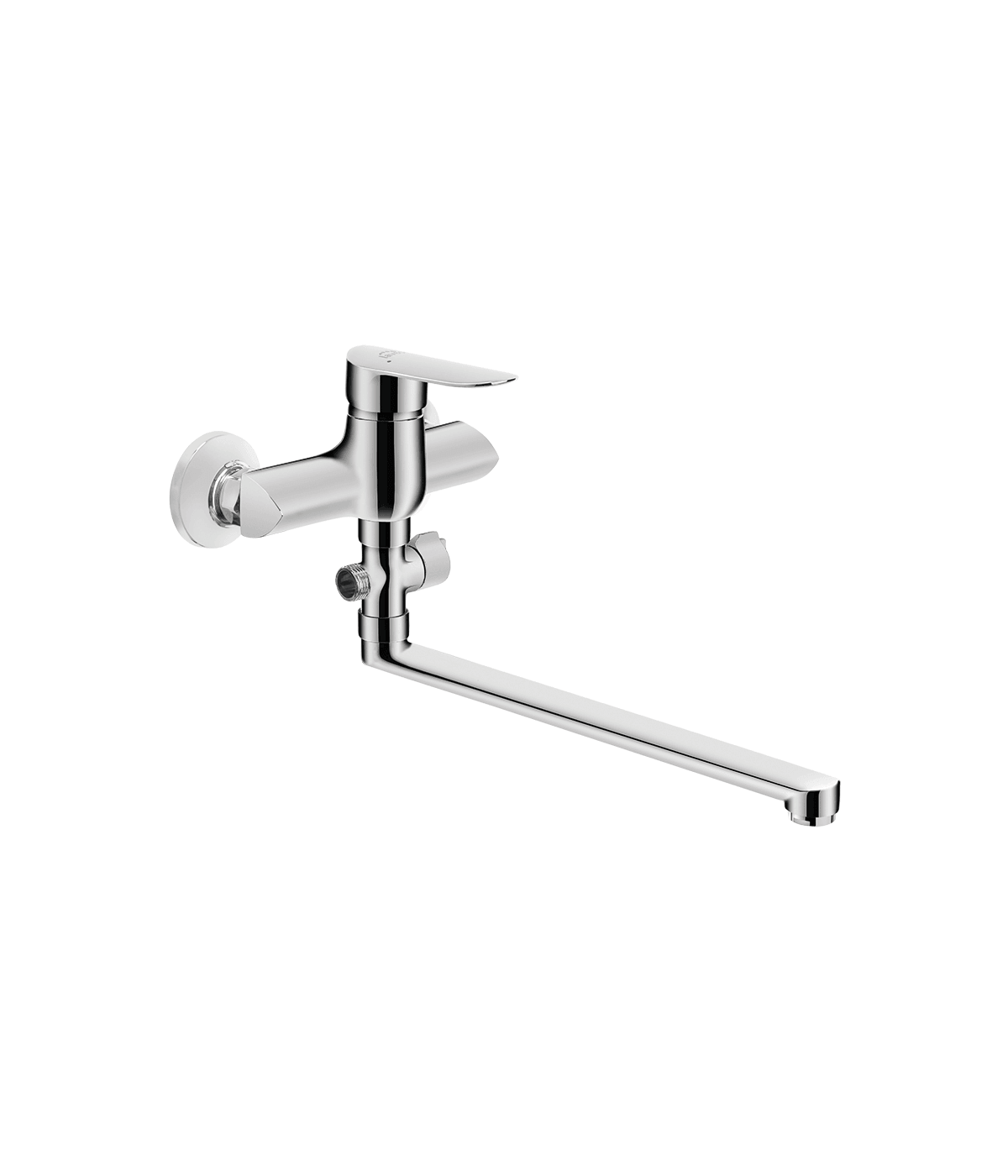 Badewannenarmatur APPIA Silber Badarmatur Wannenbatterie