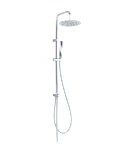 Regendusche PRETTO Silber Handbrause, Duschsystem