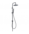 Regendusche PRETTO Schwarz Handbrause, Duschsystem